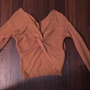 Brown sweater
